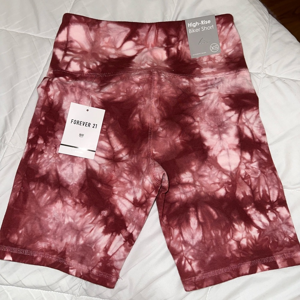 new f21 biker shorts